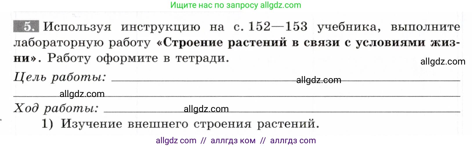 Биология, 9 класс рабочая тетрадь, авторы: Пасечник Владимир Васильевич, Швецов Глеб Геннадьевич, издательство Просвещение, Москва, 2019, страница 104, номер 5, Условие