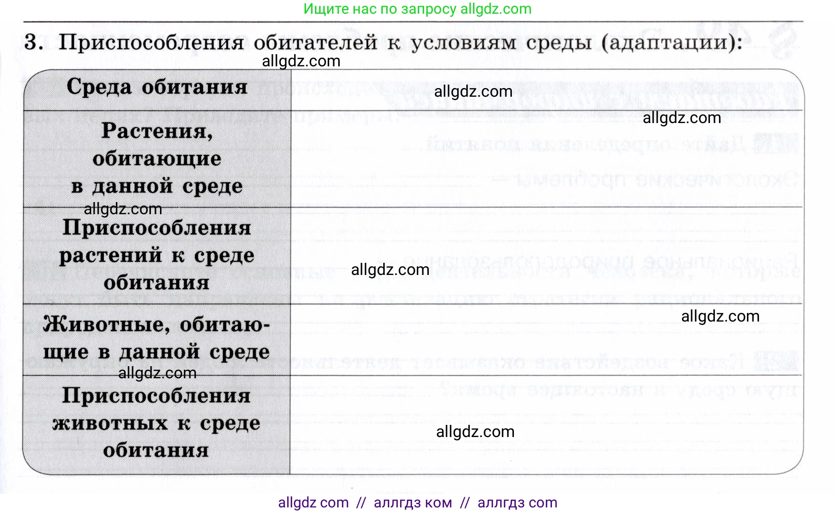 Биология, 9 класс рабочая тетрадь, авторы: Пасечник Владимир Васильевич, Швецов Глеб Геннадьевич, издательство Просвещение, Москва, 2019, страница 119, номер 3, Условие