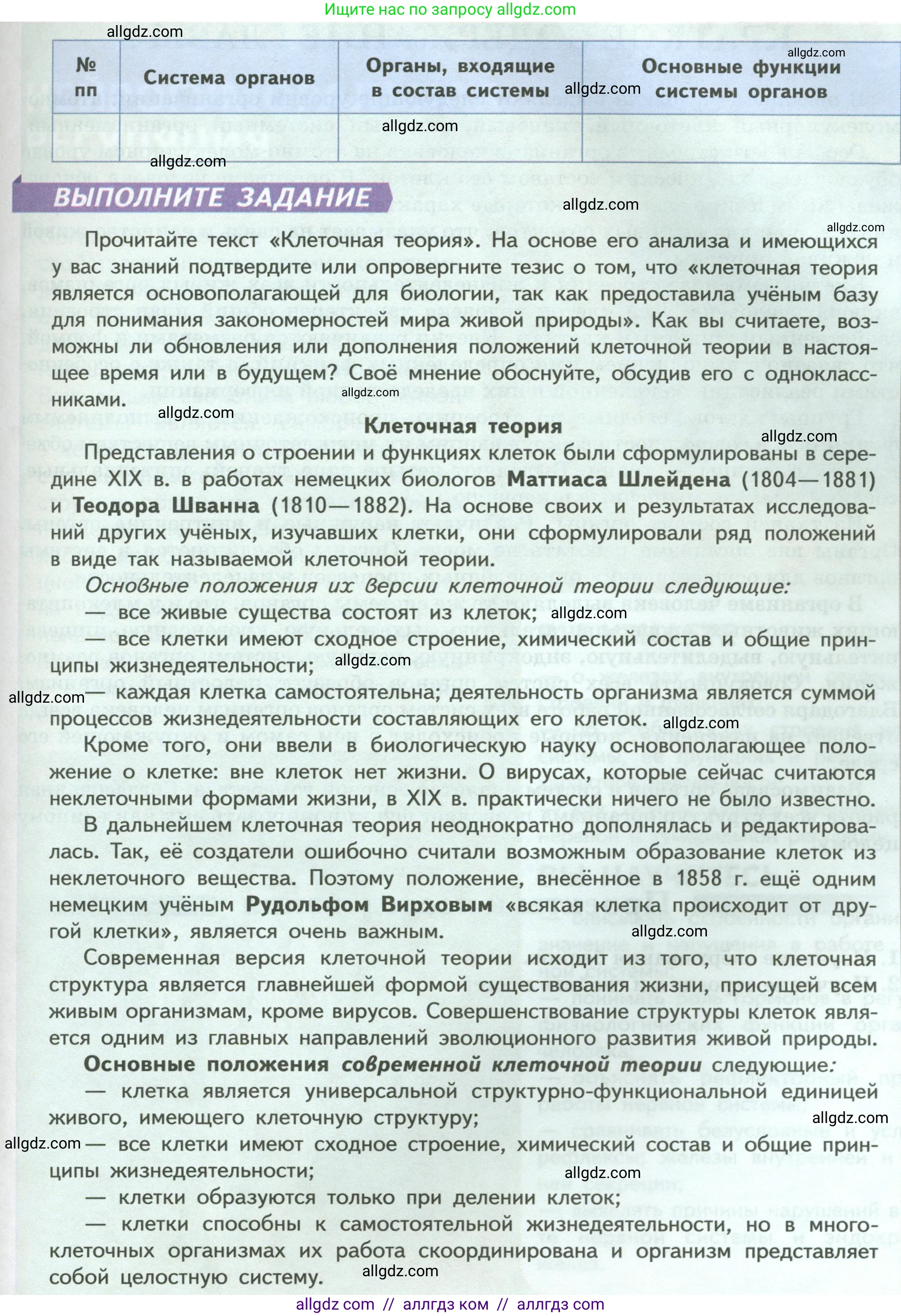 Биология, 9 класс Учебник, авторы: Пасечник Владимир Васильевич, Каменский Андрей Александрович, Швецов Глеб Геннадьевич, Гапонюк Зоя Георгиевна, издательство Просвещение, Москва, 2023, белого цвета, страница 42, Условие (продолжение 2)