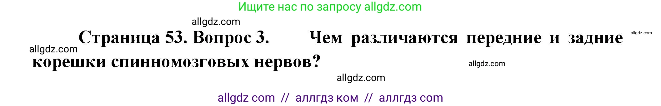 Биология, 9 класс Учебник, авторы: Пасечник Владимир Васильевич, Каменский Андрей Александрович, Швецов Глеб Геннадьевич, Гапонюк Зоя Георгиевна, издательство Просвещение, Москва, 2023, белого цвета, страница 53, номер 3, Решение