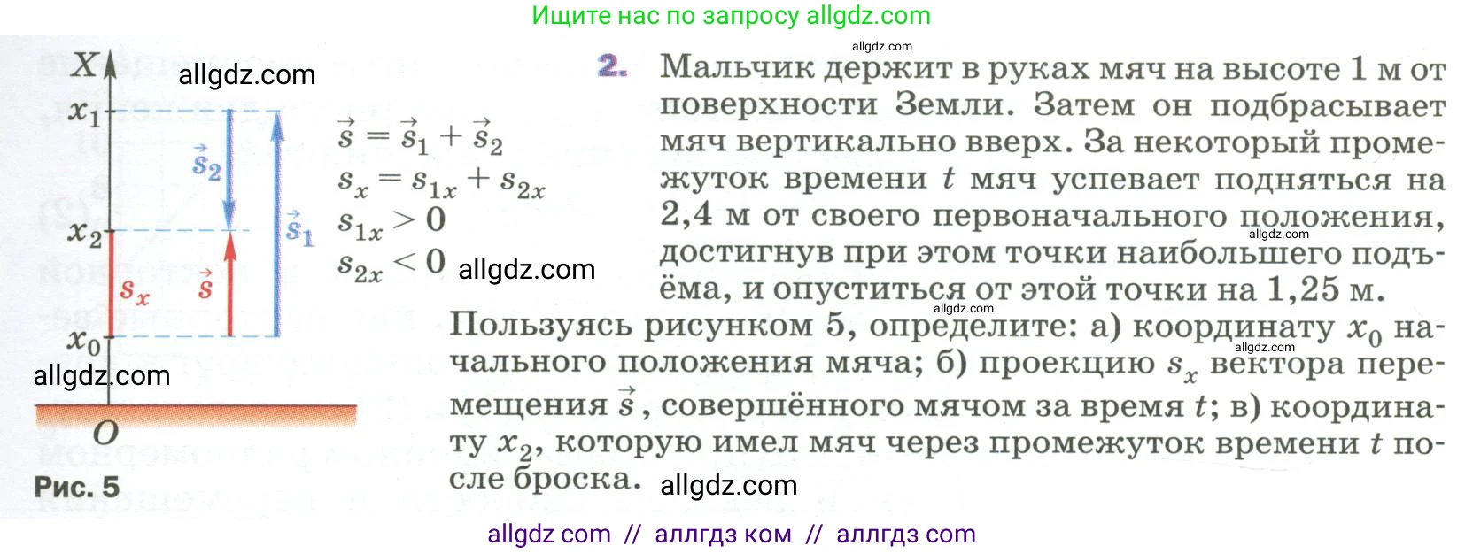 Физика, 9 класс Учебник, авторы: Пёрышкин И М, Гутник Елена Моисеевна, Иванов Александр Иванович, Петрова Мария Арсеньевна, издательство Просвещение, Москва, 2023, белого цвета, страница 15, номер 2, Условие