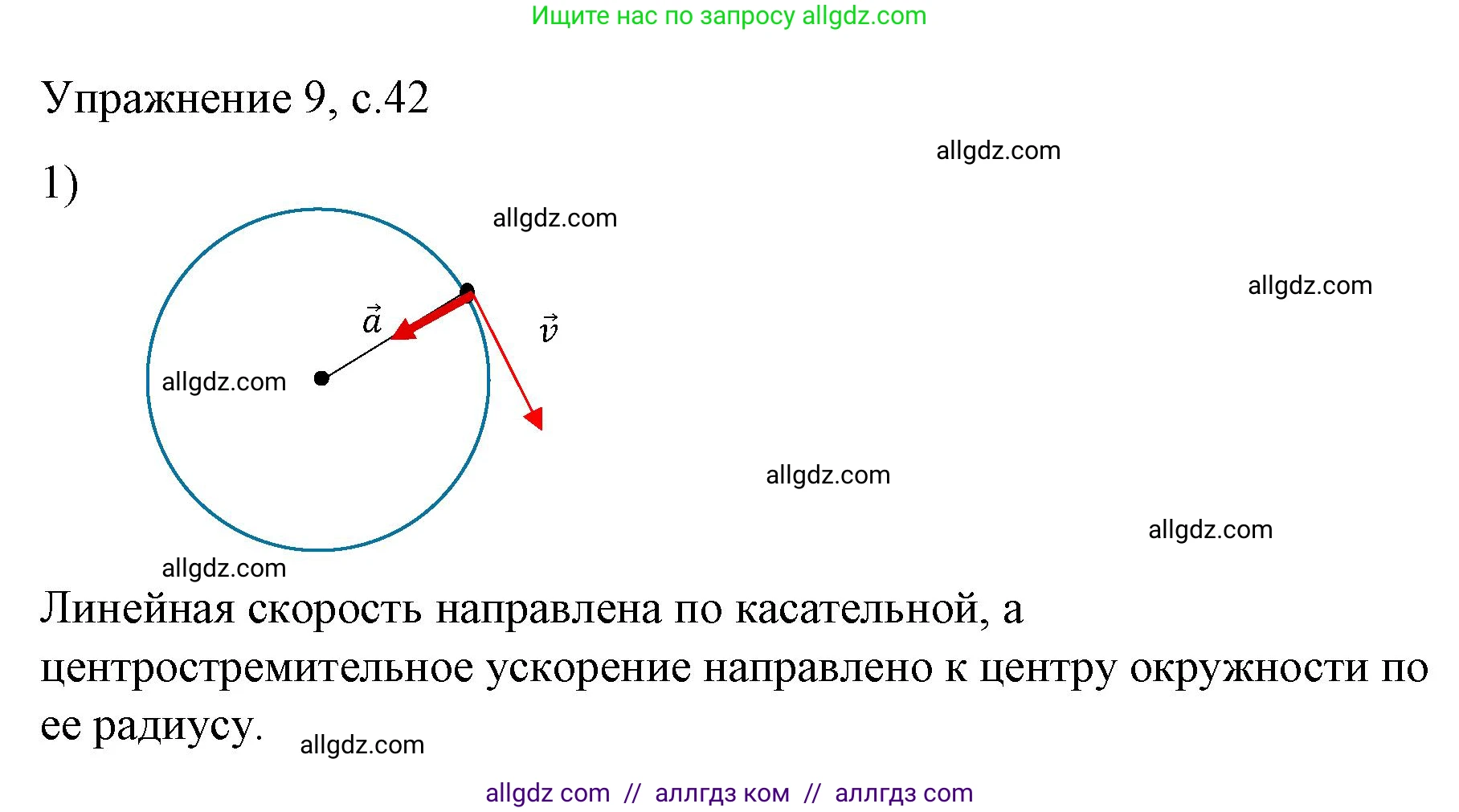 Физика, 9 класс Учебник, авторы: Пёрышкин И М, Гутник Елена Моисеевна, Иванов Александр Иванович, Петрова Мария Арсеньевна, издательство Просвещение, Москва, 2023, белого цвета, страница 42, номер 1, Решение
