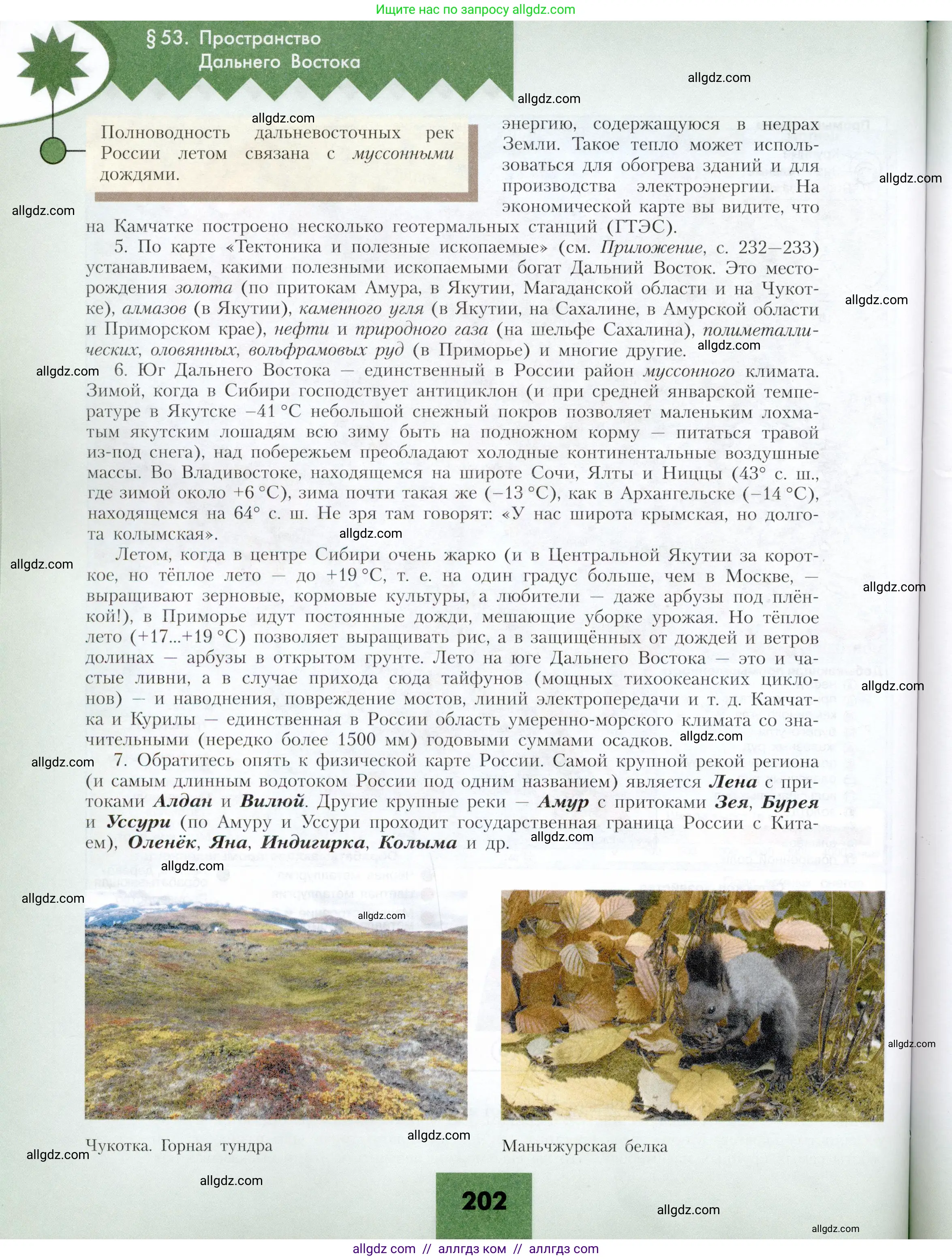 География, 9 класс Учебник, авторы: Алексеев Александр Иванович, Николина Вера Викторовна, Липкина Елена Карловна, Болысов Сергей Иванович, Кузнецова Галина Юрьевна, издательство Просвещение, Москва, 2023, жёлтого цвета, страница 202