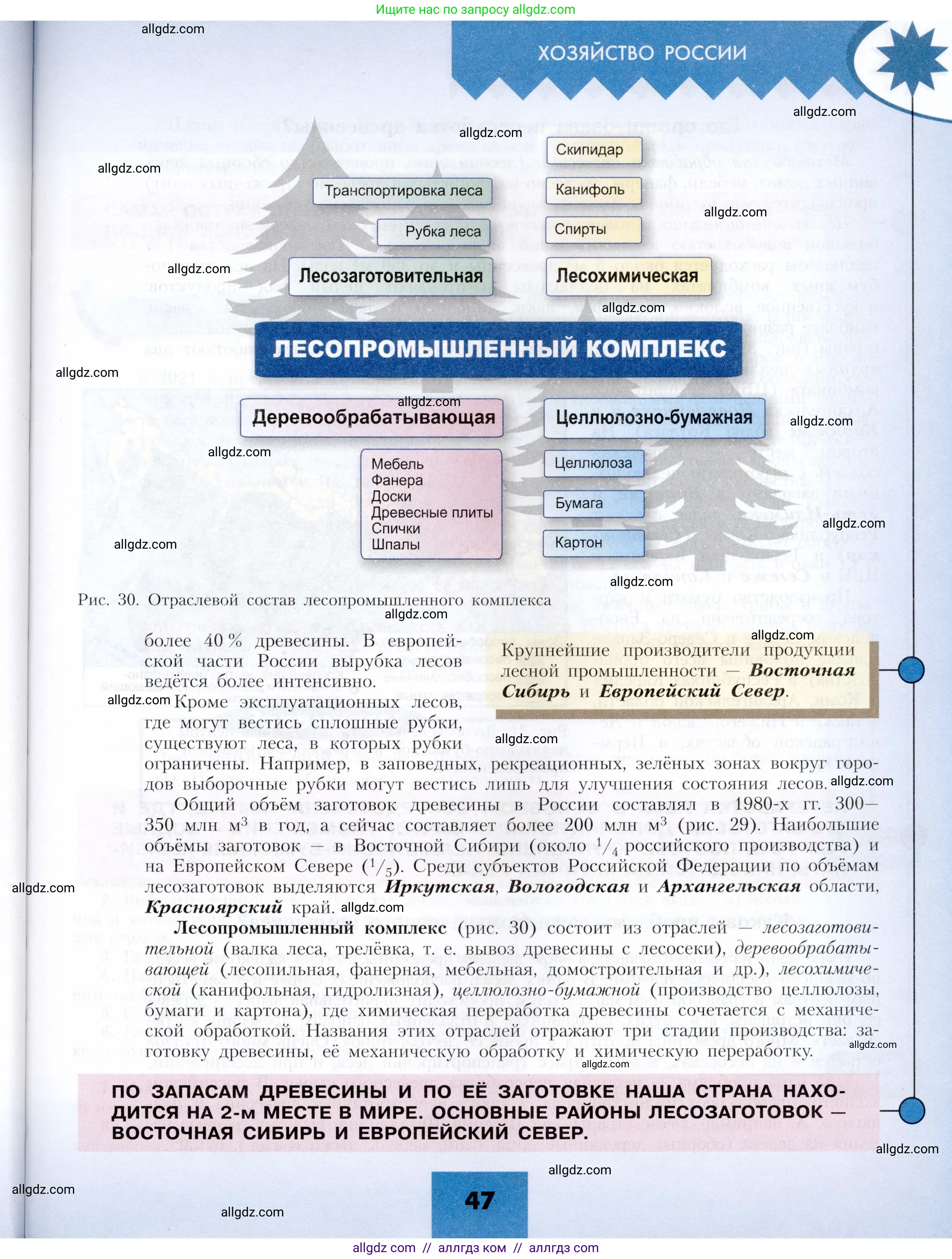 География, 9 класс Учебник, авторы: Алексеев Александр Иванович, Николина Вера Викторовна, Липкина Елена Карловна, Болысов Сергей Иванович, Кузнецова Галина Юрьевна, издательство Просвещение, Москва, 2023, жёлтого цвета, страница 47
