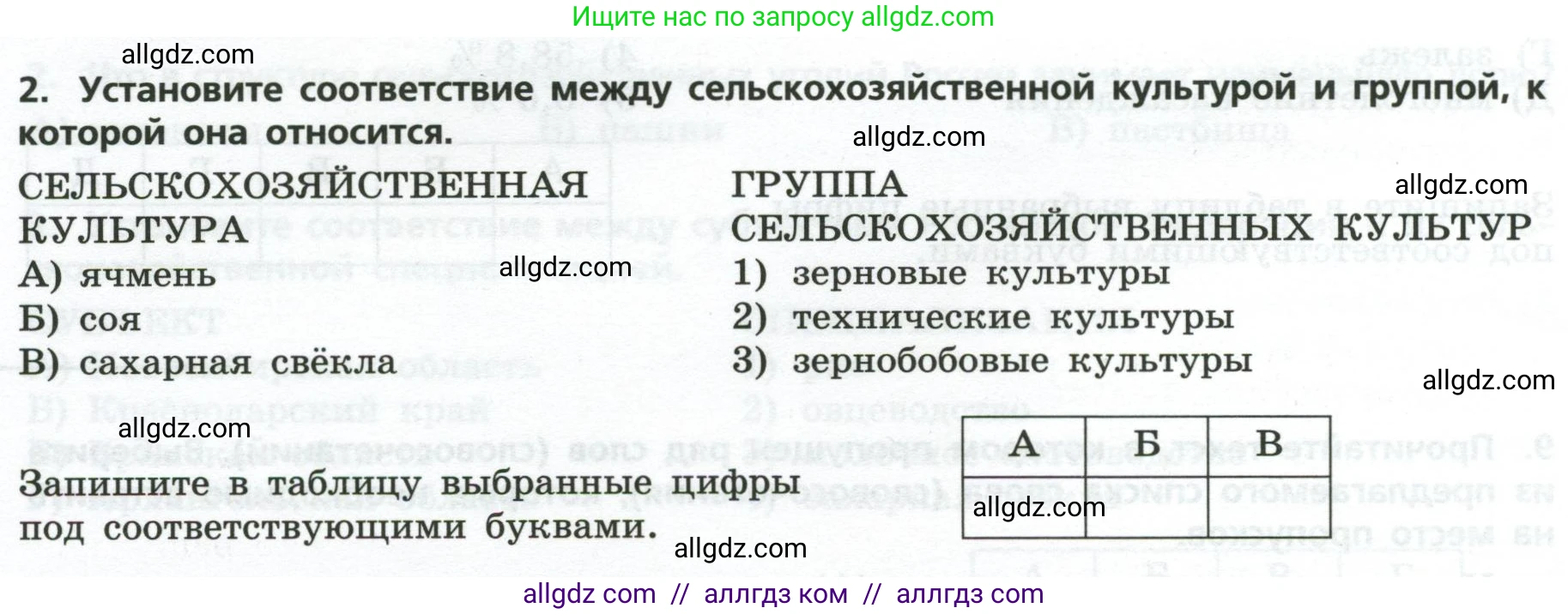 География, 9 класс Проверочные работы, авторы: Бондарева Мария Владимировна, Шидловский Игорь Михайлович, издательство Просвещение, Москва, 2023, жёлтого цвета, страница 12, номер 2, Условие