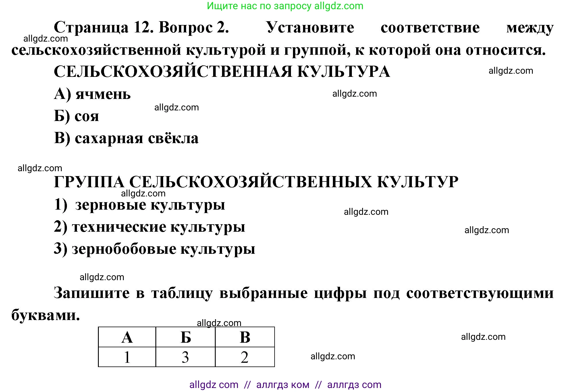 География, 9 класс Проверочные работы, авторы: Бондарева Мария Владимировна, Шидловский Игорь Михайлович, издательство Просвещение, Москва, 2023, жёлтого цвета, страница 12, номер 2, Решение