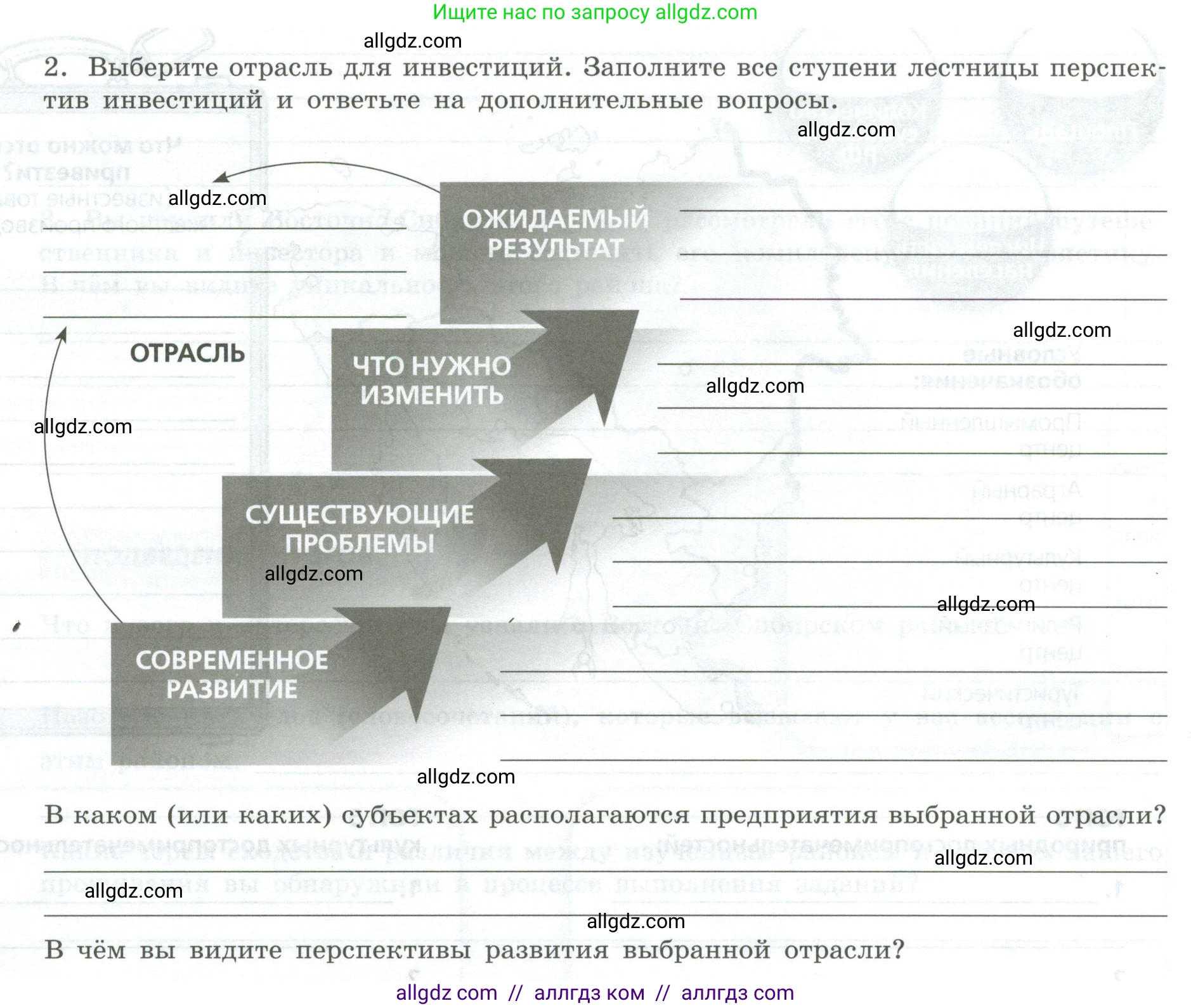 География, 9 класс Практические работы, автор: Дубинина Софья Петровна, издательство Просвещение, Москва, 2023, жёлтого цвета, страница 62, номер 2, Условие