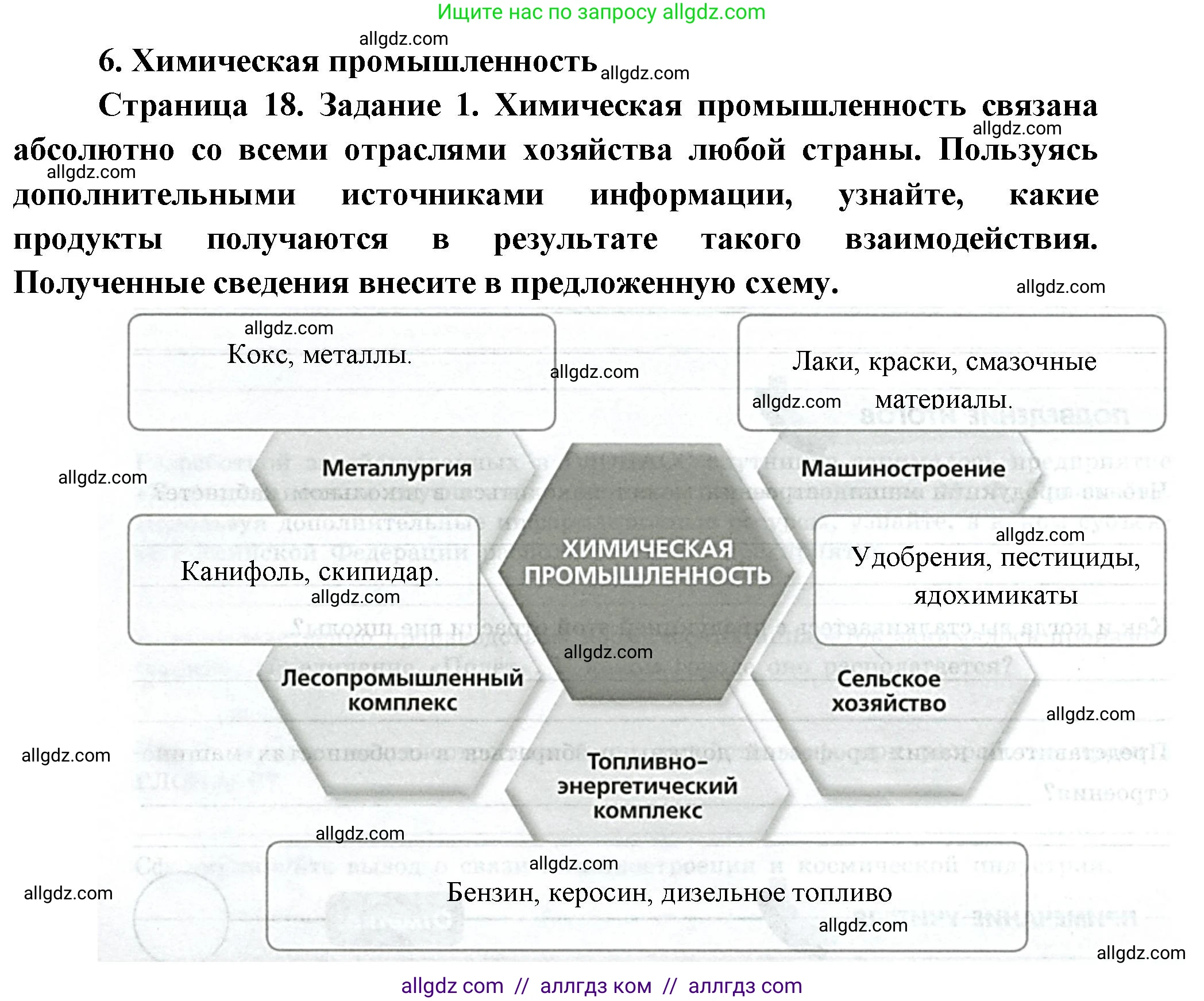 География, 9 класс Практические работы, автор: Дубинина Софья Петровна, издательство Просвещение, Москва, 2023, жёлтого цвета, страница 18, номер 1, Решение