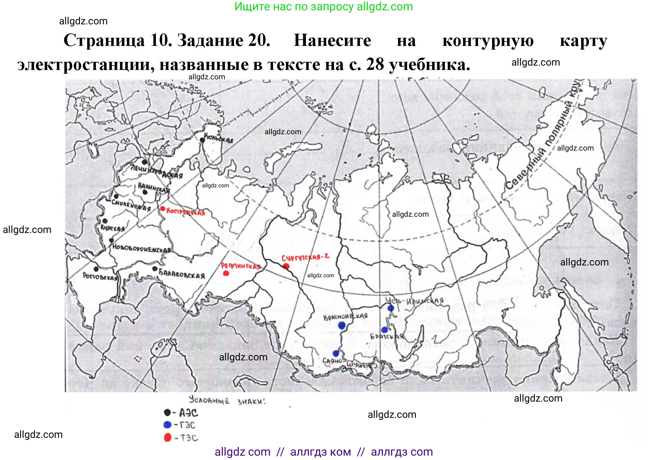 География, 9 класс Мой тренажёр, автор: Николина Вера Викторовна, издательство Просвещение, Москва, 2023, жёлтого цвета, страница 10, номер 20, Решение