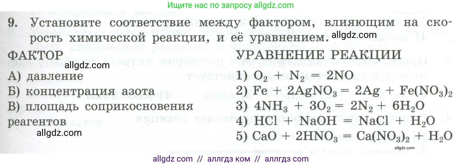 Химия, 9 класс Проверочные и контрольные работы, авторы: Габриелян Олег Саргисович, Лысова Галина Георгиевна, издательство Просвещение, Москва, 2023, белого цвета, страница 23, номер 9, Условие