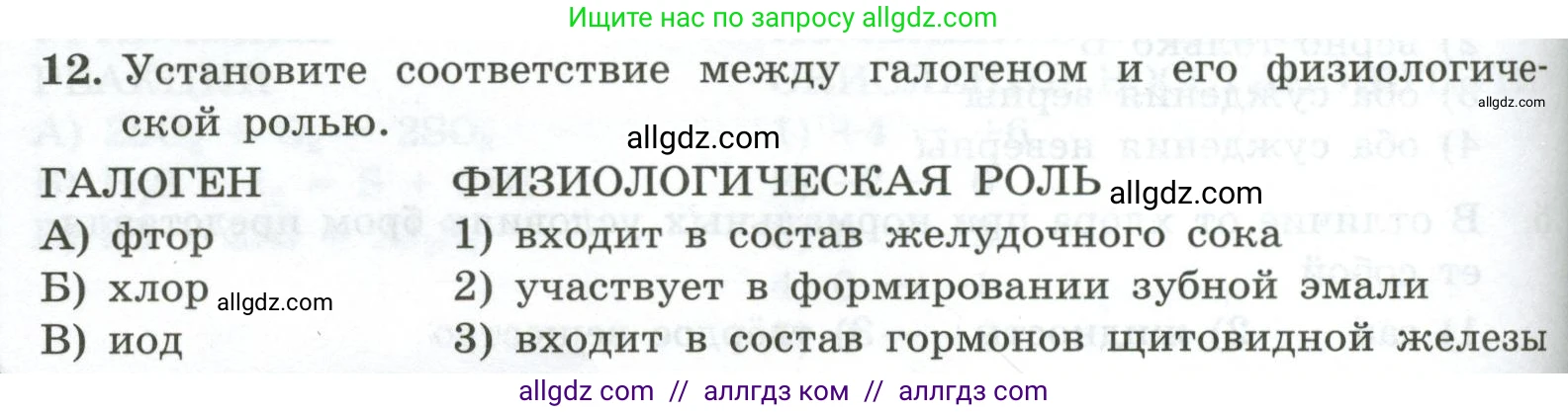 Химия, 9 класс Проверочные и контрольные работы, авторы: Габриелян Олег Саргисович, Лысова Галина Георгиевна, издательство Просвещение, Москва, 2023, белого цвета, страница 72, номер 12, Условие