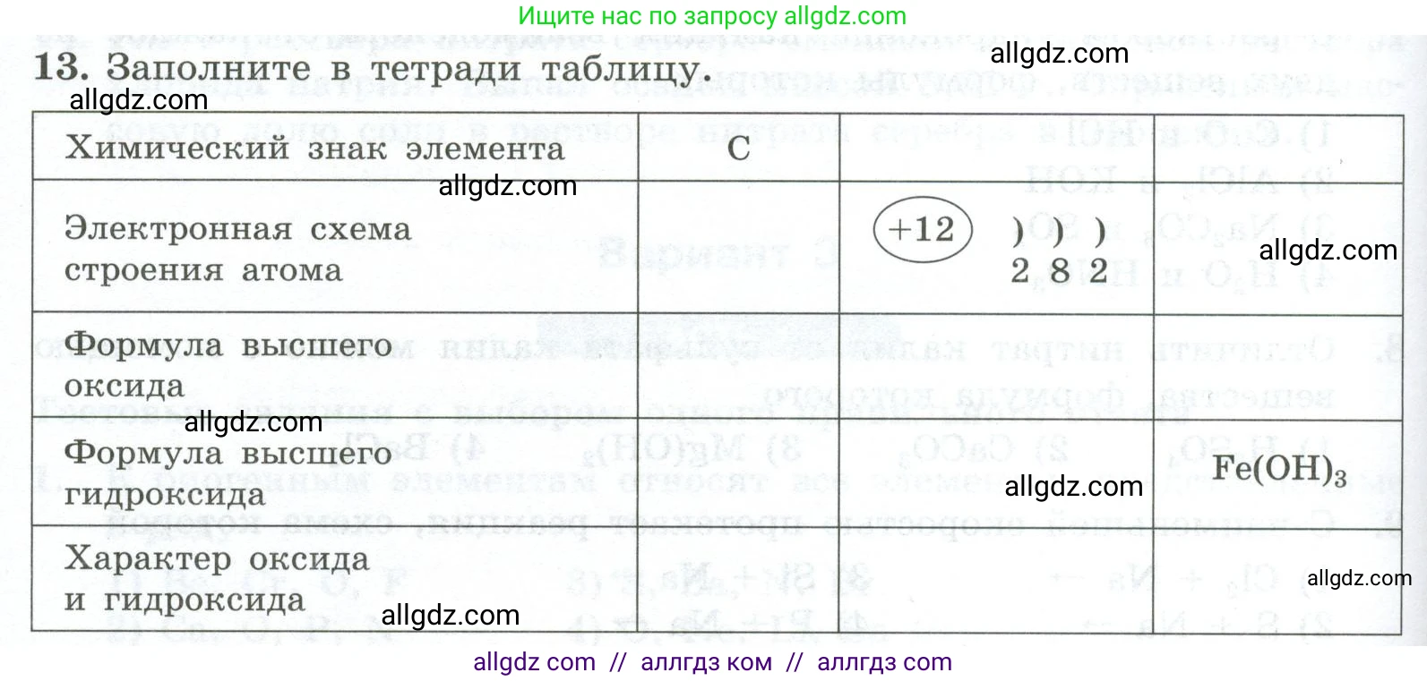 Химия, 9 класс Проверочные и контрольные работы, авторы: Габриелян Олег Саргисович, Лысова Галина Георгиевна, издательство Просвещение, Москва, 2023, белого цвета, страница 186, номер 13, Условие