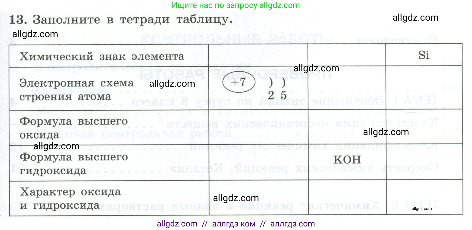 Химия, 9 класс Проверочные и контрольные работы, авторы: Габриелян Олег Саргисович, Лысова Галина Георгиевна, издательство Просвещение, Москва, 2023, белого цвета, страница 189, номер 13, Условие