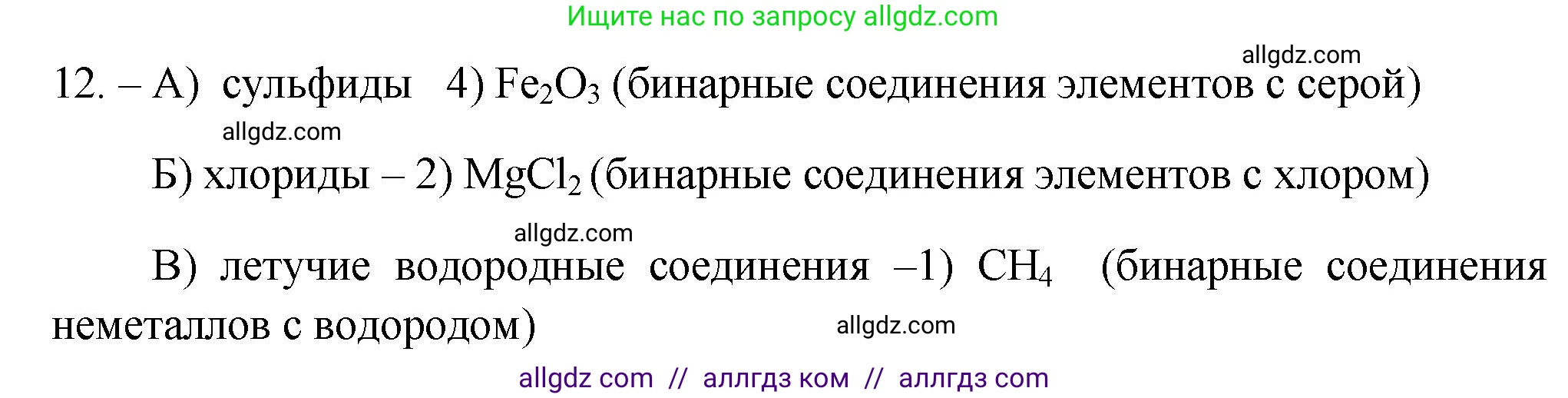 Химия, 9 класс Проверочные и контрольные работы, авторы: Габриелян Олег Саргисович, Лысова Галина Георгиевна, издательство Просвещение, Москва, 2023, белого цвета, страница 11, номер 12, Решение
