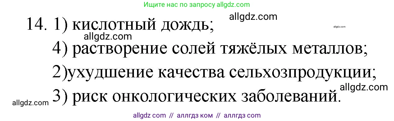 Химия, 9 класс Проверочные и контрольные работы, авторы: Габриелян Олег Саргисович, Лысова Галина Георгиевна, издательство Просвещение, Москва, 2023, белого цвета, страница 83, номер 14, Решение
