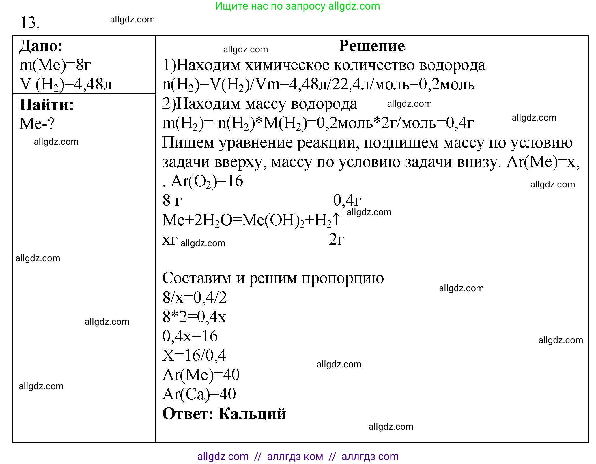 Химия, 9 класс Проверочные и контрольные работы, авторы: Габриелян Олег Саргисович, Лысова Галина Георгиевна, издательство Просвещение, Москва, 2023, белого цвета, страница 134, номер 13, Решение