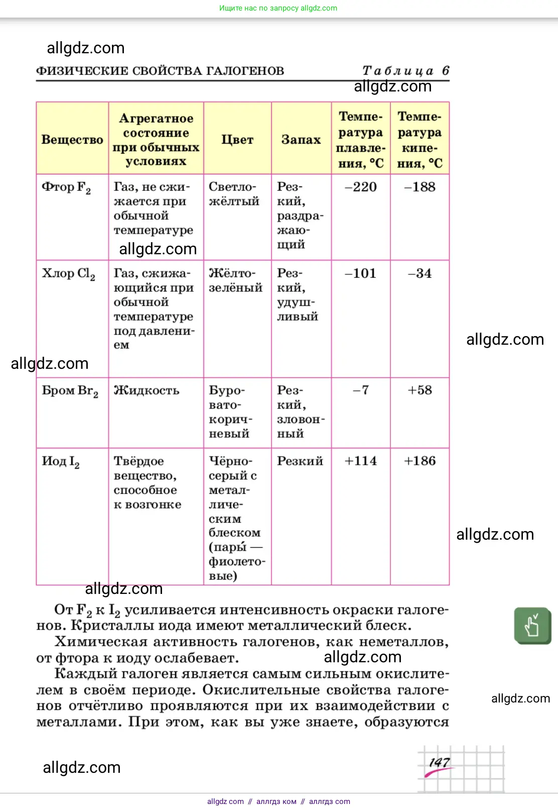 Химия, 9 класс Учебник, автор: Габриелян Олег Саргисович, издательство Просвещение, Москва, 2020, белого цвета, страница 147