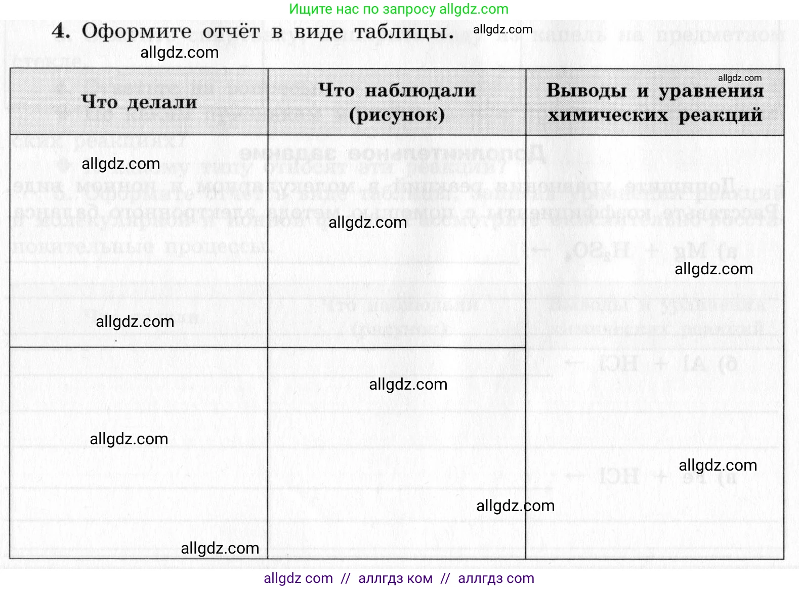 Химия, 9 класс Тетрадь для лабораторных опытов и практических работ, авторы: Габриелян Олег Саргисович, Аксенова Инна Васильевна, Остроумов Игорь Геннадьевич, издательство Просвещение, Москва, 2020, белого цвета, страница 46, номер 4, Условие