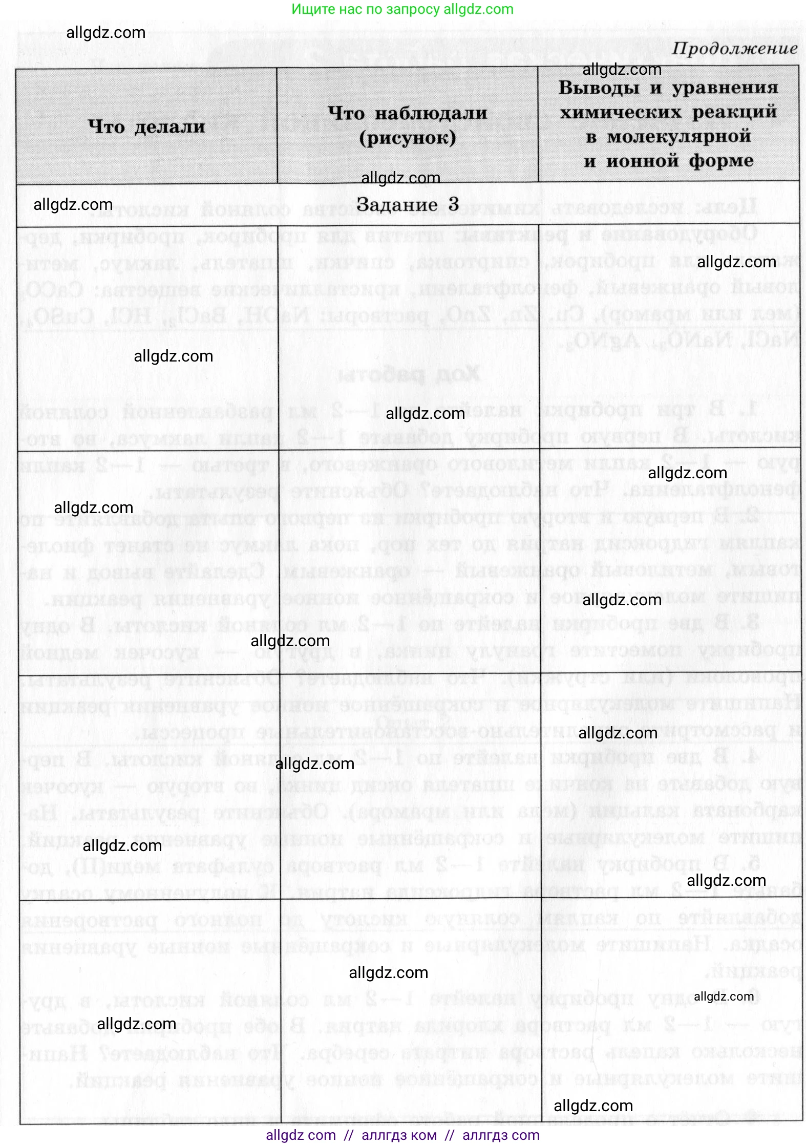 Химия, 9 класс Тетрадь для лабораторных опытов и практических работ, авторы: Габриелян Олег Саргисович, Аксенова Инна Васильевна, Остроумов Игорь Геннадьевич, издательство Просвещение, Москва, 2020, белого цвета, страница 100, Условие (продолжение 4)