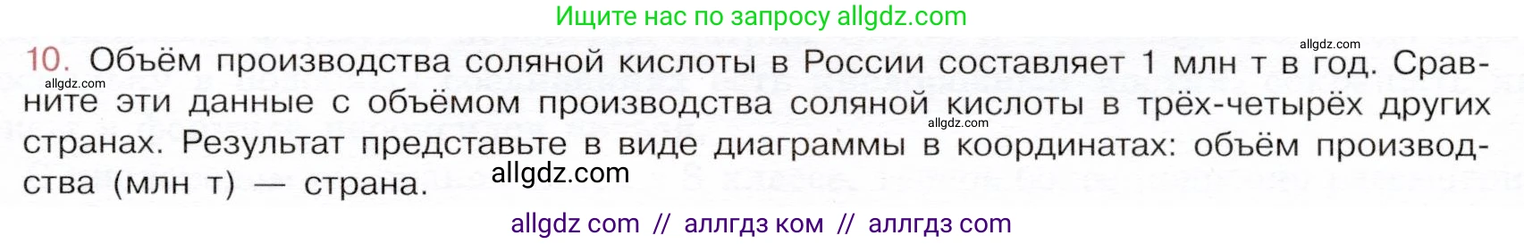 Химия, 9 класс Учебник, авторы: Габриелян Олег Саргисович, Остроумов Игорь Геннадьевич, Сладков Сергей Анатольевич, издательство Просвещение, Москва, 2023, белого цвета, страница 71, номер 10, Условие