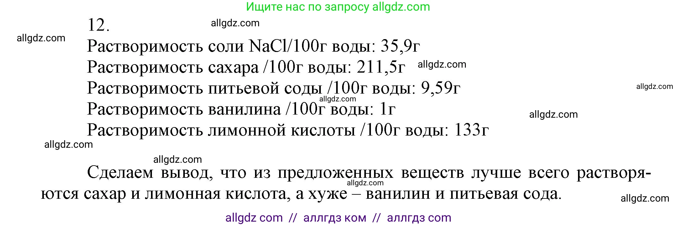 Химия, 9 класс Учебник, авторы: Габриелян Олег Саргисович, Остроумов Игорь Геннадьевич, Сладков Сергей Анатольевич, издательство Просвещение, Москва, 2023, белого цвета, страница 12, номер 12, Решение