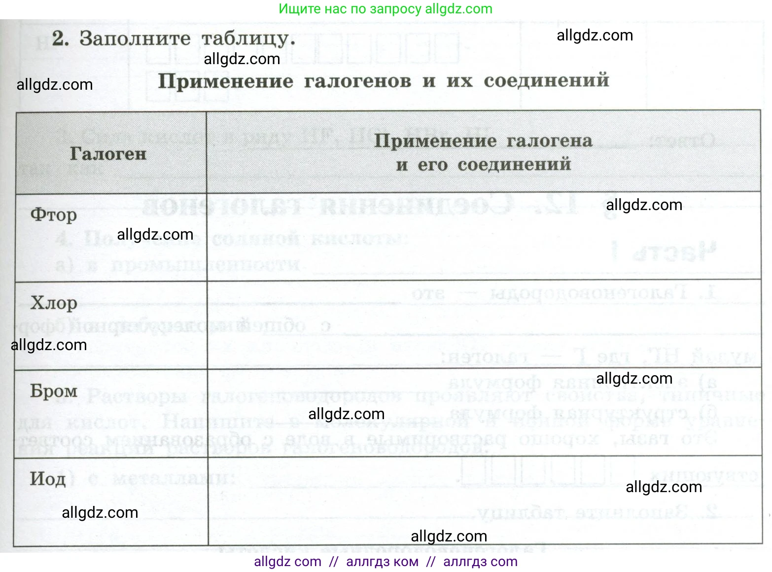 Химия, 9 класс рабочая тетрадь, авторы: Габриелян Олег Саргисович, Сладков Сергей Анатольевич, Остроумов Игорь Геннадьевич, издательство Просвещение, Москва, 2023, белого цвета, страница 49, номер 2, Условие