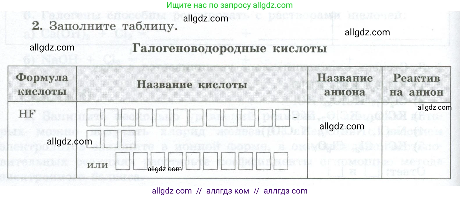 Химия, 9 класс рабочая тетрадь, авторы: Габриелян Олег Саргисович, Сладков Сергей Анатольевич, Остроумов Игорь Геннадьевич, издательство Просвещение, Москва, 2023, белого цвета, страница 50, номер 2, Условие