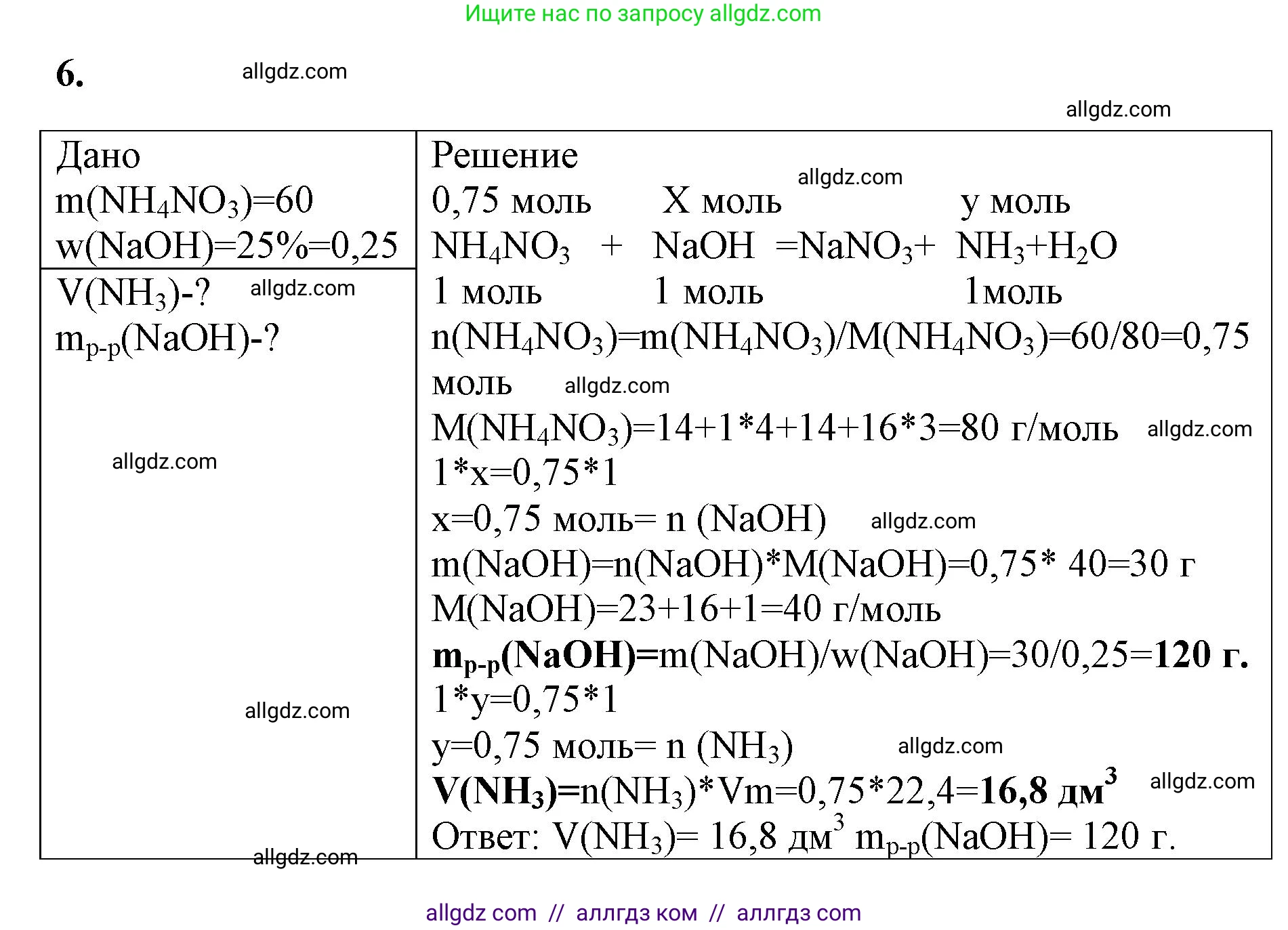 Химия, 9 класс рабочая тетрадь, авторы: Габриелян Олег Саргисович, Сладков Сергей Анатольевич, Остроумов Игорь Геннадьевич, издательство Просвещение, Москва, 2023, белого цвета, страница 34, номер 6, Решение