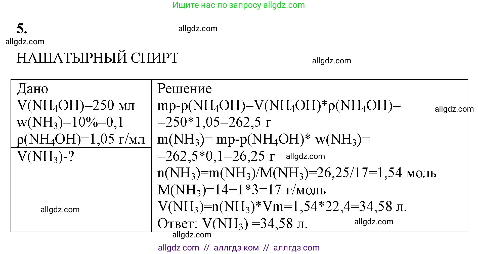 Химия, 9 класс рабочая тетрадь, авторы: Габриелян Олег Саргисович, Сладков Сергей Анатольевич, Остроумов Игорь Геннадьевич, издательство Просвещение, Москва, 2023, белого цвета, страница 71, номер 5, Решение