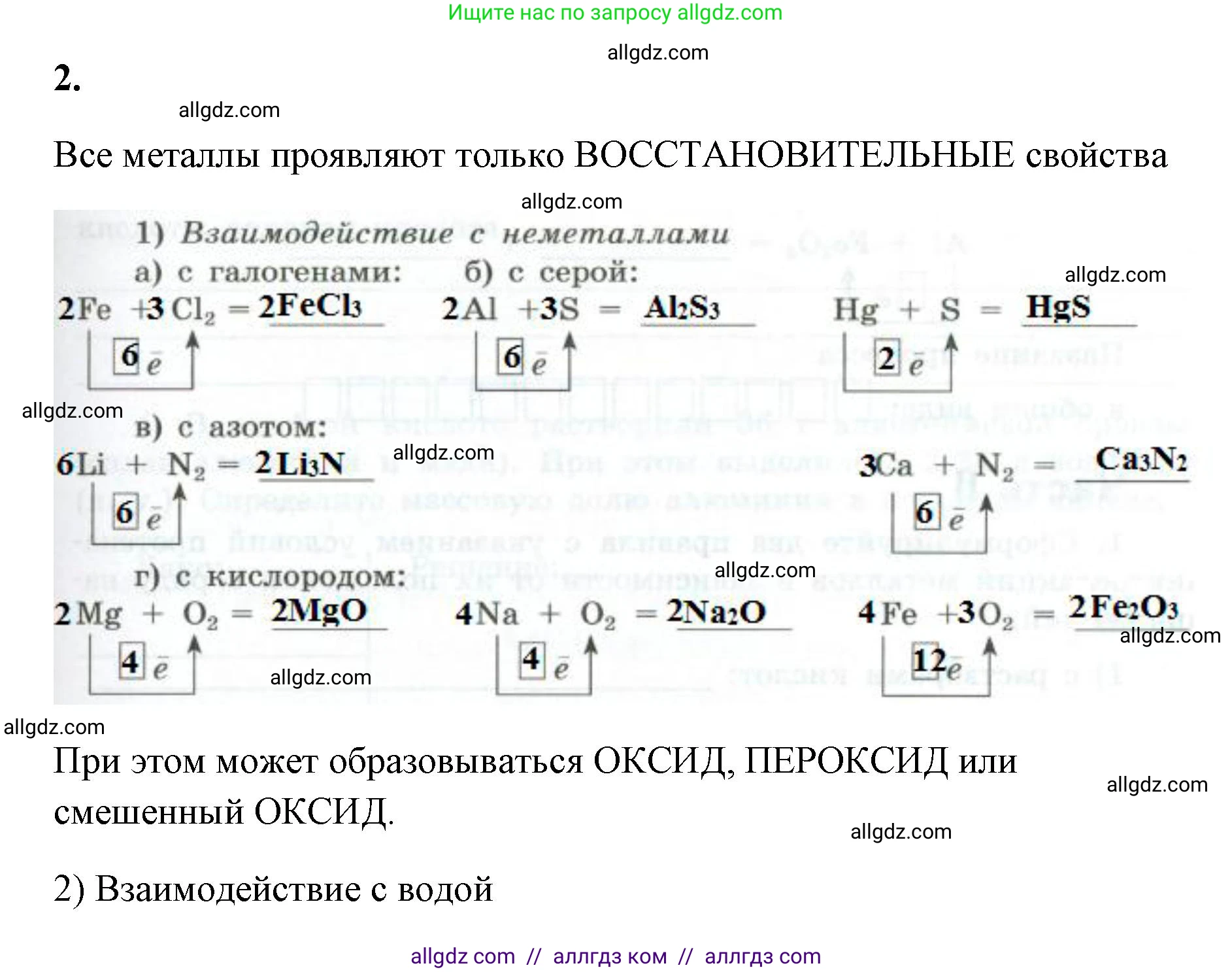 Химия, 9 класс рабочая тетрадь, авторы: Габриелян Олег Саргисович, Сладков Сергей Анатольевич, Остроумов Игорь Геннадьевич, издательство Просвещение, Москва, 2023, белого цвета, страница 115, номер 2, Решение