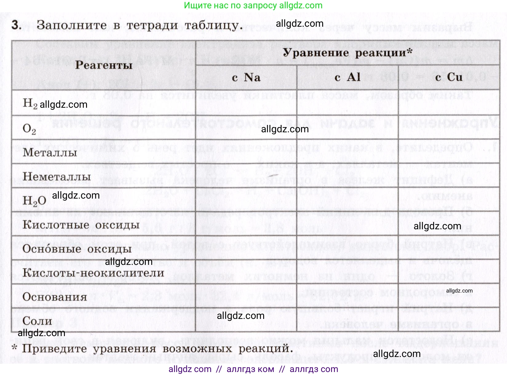 Химия, 9 класс Сборник задач и упражнений, авторы: Габриелян Олег Саргисович, Тригубчак Инесса Васильевна, издательство Просвещение, Москва, 2020, белого цвета, страница 102, номер 3, Условие