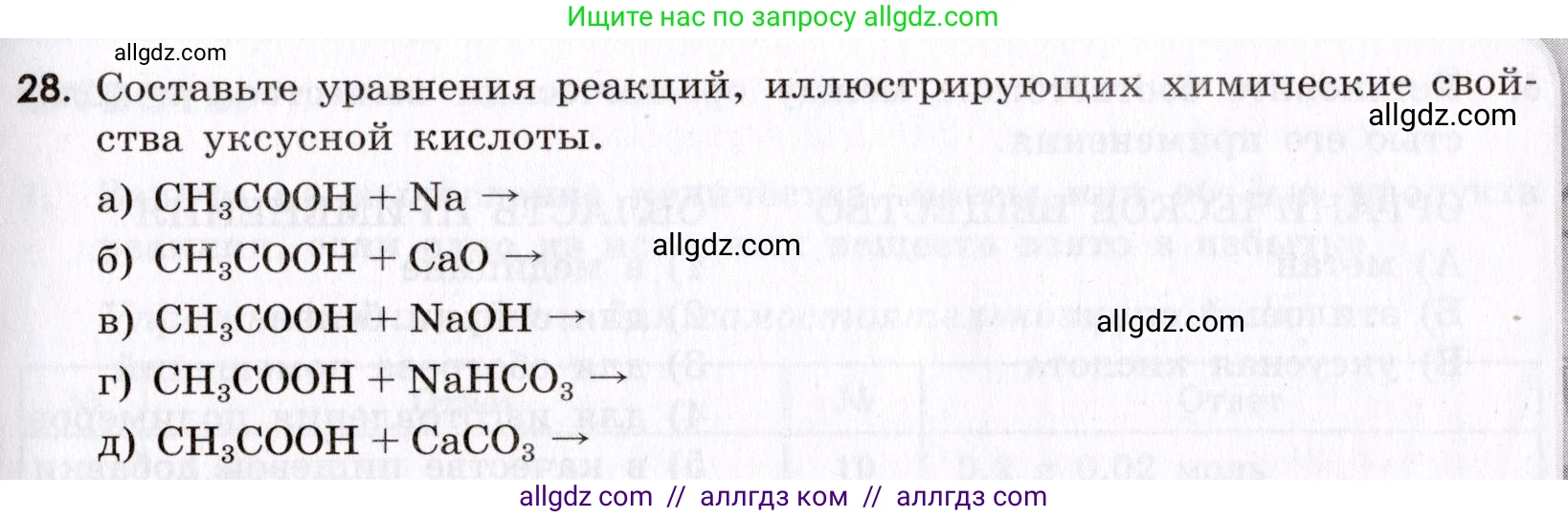 Химия, 9 класс Сборник задач и упражнений, авторы: Габриелян Олег Саргисович, Тригубчак Инесса Васильевна, издательство Просвещение, Москва, 2020, белого цвета, страница 117, номер 28, Условие