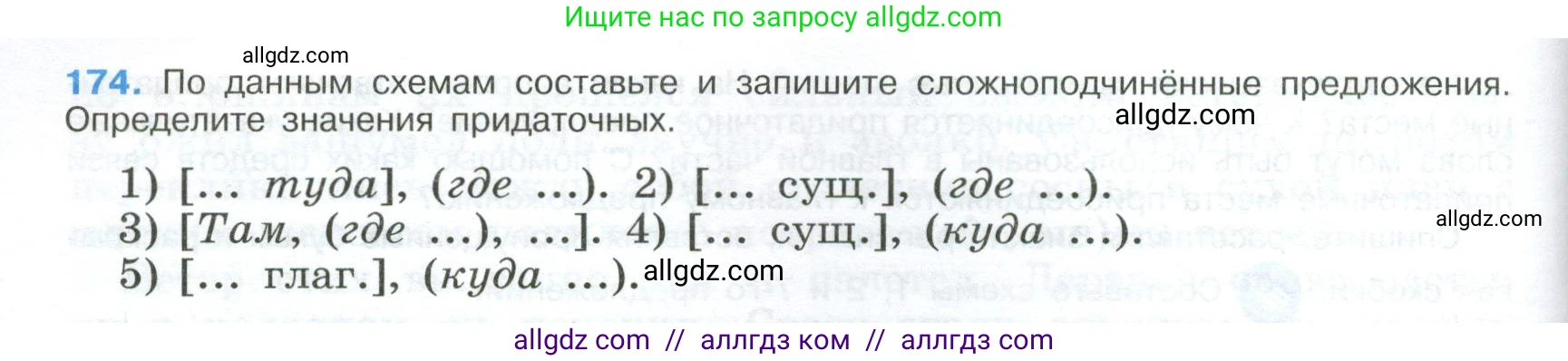 Русский язык, 9 класс Учебник, авторы: Бархударов Степан Григорьевич, Крючков Сергей Ефимович, Максимов Леонард Юрьевич, Чешко Лев Антонович, Николина Наталия Анатольевна, Мишина Клара Ивановна, Текучева Ирина Викторовна, Курцева Зоя Ивановна, Комиссарова Людмила Юрьевна, издательство Просвещение, Москва, 2023, салатового цвета, страница 94, номер 174, Условие 2024