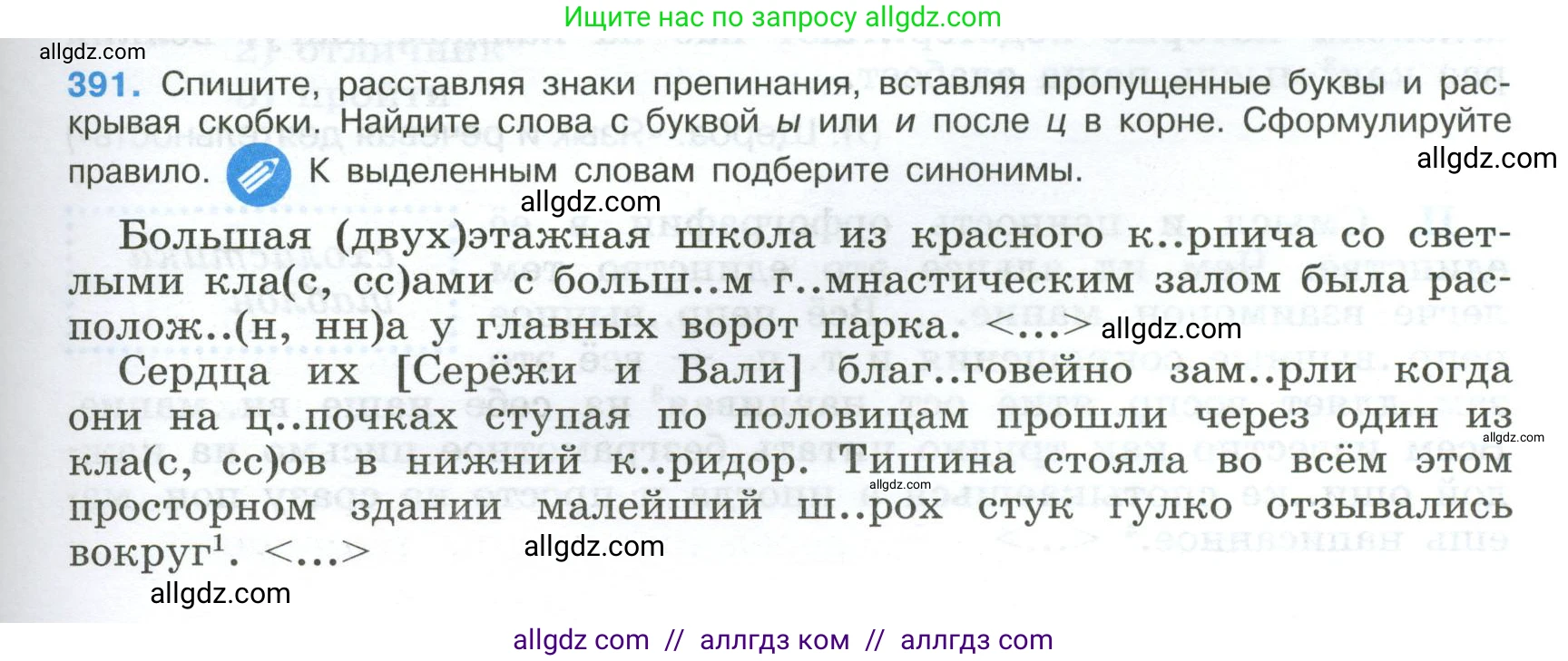 Русский язык, 9 класс Учебник, авторы: Бархударов Степан Григорьевич, Крючков Сергей Ефимович, Максимов Леонард Юрьевич, Чешко Лев Антонович, Николина Наталия Анатольевна, Мишина Клара Ивановна, Текучева Ирина Викторовна, Курцева Зоя Ивановна, Комиссарова Людмила Юрьевна, издательство Просвещение, Москва, 2023, салатового цвета, страница 207, номер 391, Условие 2024