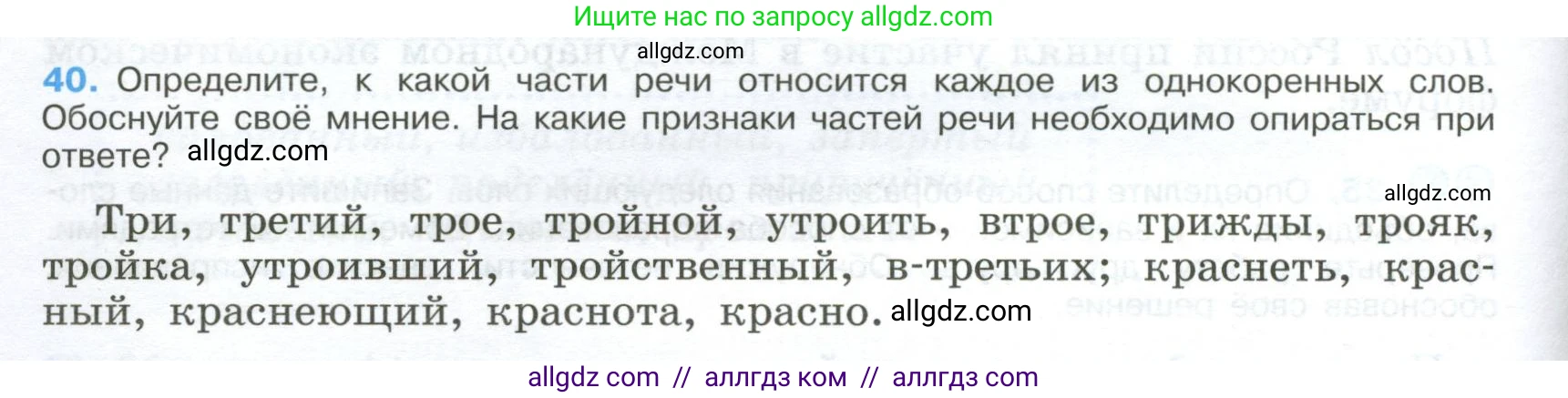 Русский язык, 9 класс Учебник, авторы: Бархударов Степан Григорьевич, Крючков Сергей Ефимович, Максимов Леонард Юрьевич, Чешко Лев Антонович, Николина Наталия Анатольевна, Мишина Клара Ивановна, Текучева Ирина Викторовна, Курцева Зоя Ивановна, Комиссарова Людмила Юрьевна, издательство Просвещение, Москва, 2023, салатового цвета, страница 20, номер 40, Условие 2024