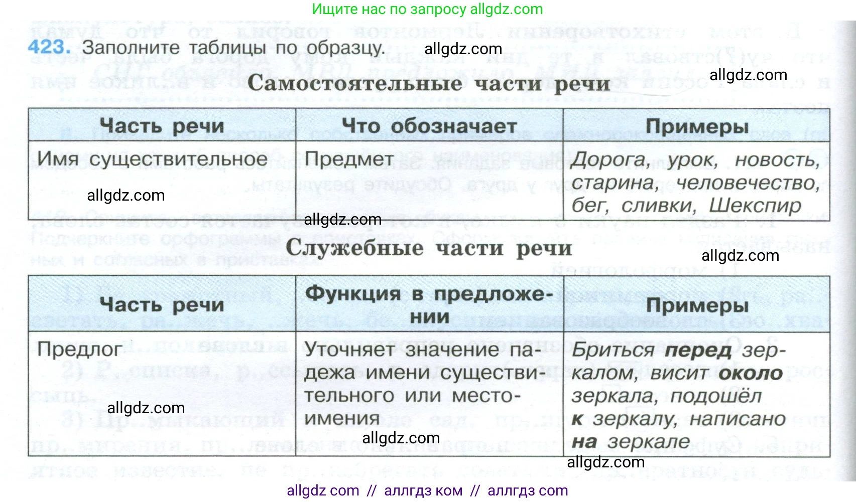 Русский язык, 9 класс Учебник, авторы: Бархударов Степан Григорьевич, Крючков Сергей Ефимович, Максимов Леонард Юрьевич, Чешко Лев Антонович, Николина Наталия Анатольевна, Мишина Клара Ивановна, Текучева Ирина Викторовна, Курцева Зоя Ивановна, Комиссарова Людмила Юрьевна, издательство Просвещение, Москва, 2023, салатового цвета, страница 222, номер 423, Условие 2024