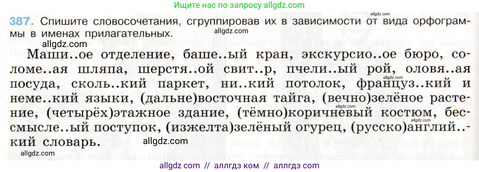 Русский язык, 9 класс Учебник, авторы: Бархударов Степан Григорьевич, Крючков Сергей Ефимович, Максимов Леонард Юрьевич, Чешко Лев Антонович, Николина Наталия Анатольевна, Мишина Клара Ивановна, Текучева Ирина Викторовна, Курцева Зоя Ивановна, Комиссарова Людмила Юрьевна, издательство Просвещение, Москва, 2023, салатового цвета, страница 206, номер 387, Условие 2019-2022