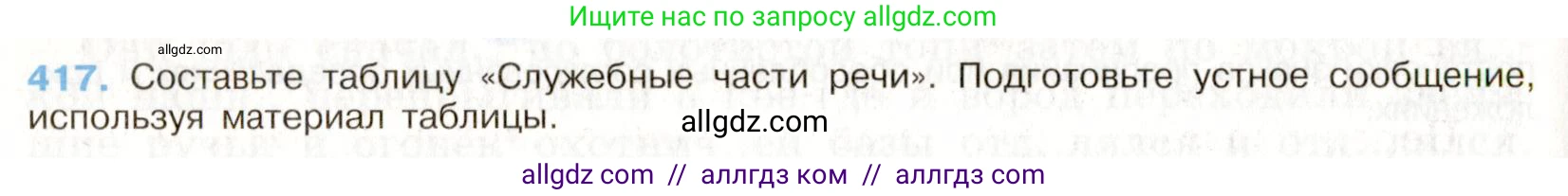 Русский язык, 9 класс Учебник, авторы: Бархударов Степан Григорьевич, Крючков Сергей Ефимович, Максимов Леонард Юрьевич, Чешко Лев Антонович, Николина Наталия Анатольевна, Мишина Клара Ивановна, Текучева Ирина Викторовна, Курцева Зоя Ивановна, Комиссарова Людмила Юрьевна, издательство Просвещение, Москва, 2023, салатового цвета, страница 219, номер 417, Условие 2019-2022