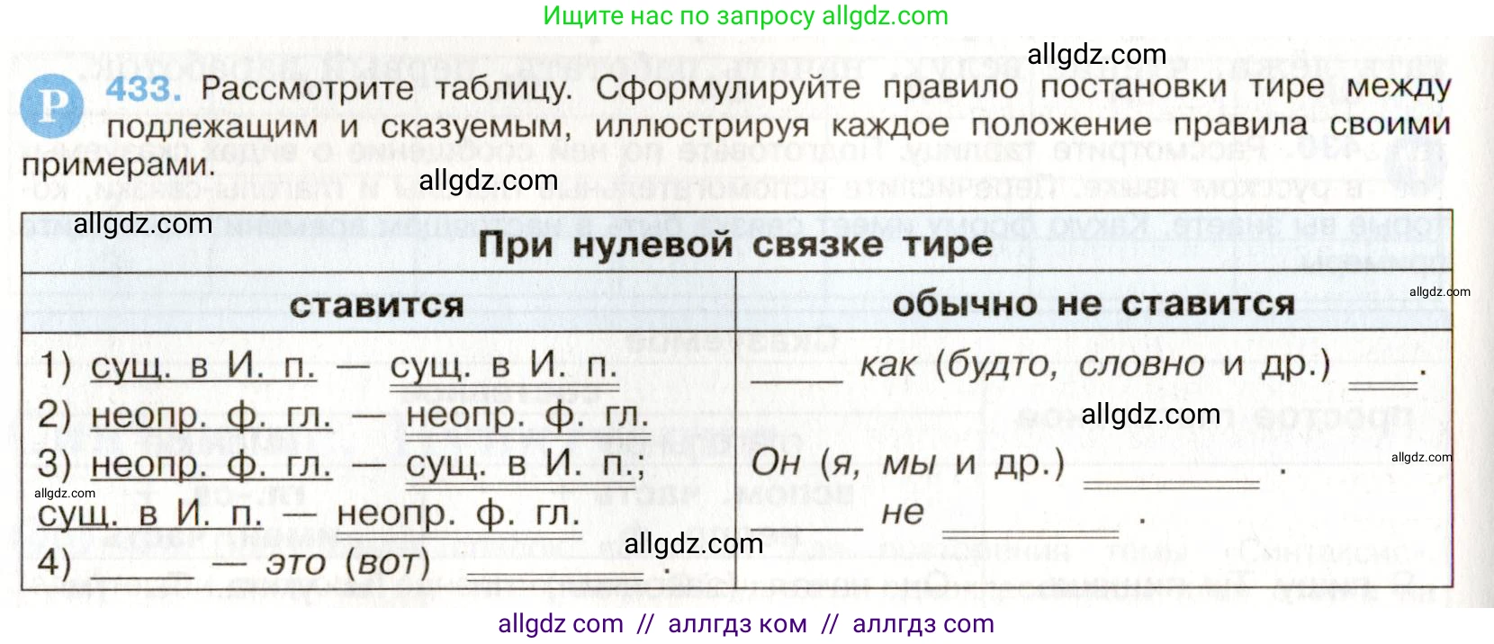 Русский язык, 9 класс Учебник, авторы: Бархударов Степан Григорьевич, Крючков Сергей Ефимович, Максимов Леонард Юрьевич, Чешко Лев Антонович, Николина Наталия Анатольевна, Мишина Клара Ивановна, Текучева Ирина Викторовна, Курцева Зоя Ивановна, Комиссарова Людмила Юрьевна, издательство Просвещение, Москва, 2023, салатового цвета, страница 226, номер 433, Условие 2019-2022