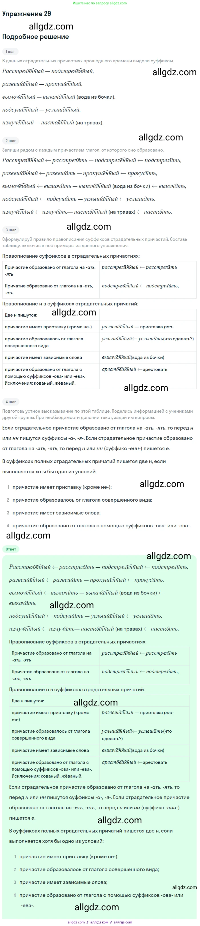 Русский язык, 9 класс Учебник, авторы: Бархударов Степан Григорьевич, Крючков Сергей Ефимович, Максимов Леонард Юрьевич, Чешко Лев Антонович, Николина Наталия Анатольевна, Мишина Клара Ивановна, Текучева Ирина Викторовна, Курцева Зоя Ивановна, Комиссарова Людмила Юрьевна, издательство Просвещение, Москва, 2023, салатового цвета, страница 17, номер 29, Решение 2019-2022