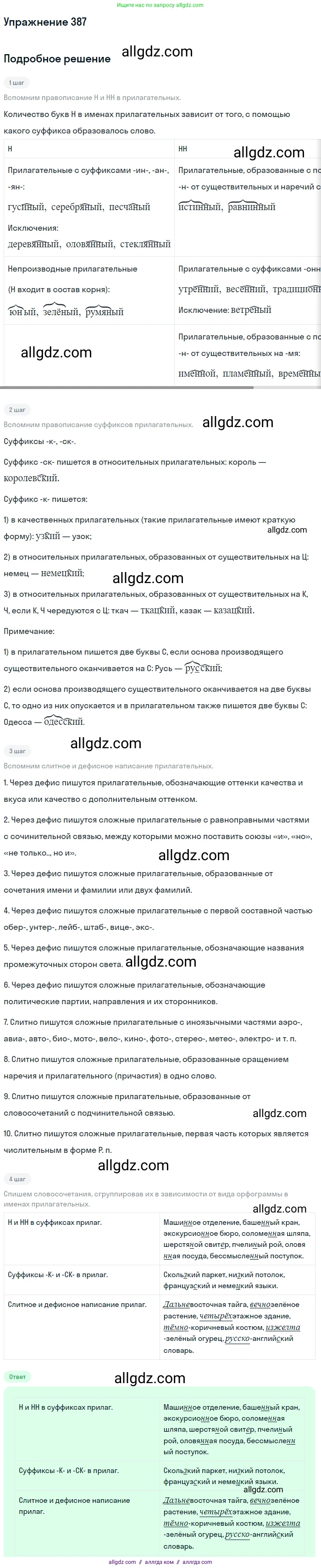 Русский язык, 9 класс Учебник, авторы: Бархударов Степан Григорьевич, Крючков Сергей Ефимович, Максимов Леонард Юрьевич, Чешко Лев Антонович, Николина Наталия Анатольевна, Мишина Клара Ивановна, Текучева Ирина Викторовна, Курцева Зоя Ивановна, Комиссарова Людмила Юрьевна, издательство Просвещение, Москва, 2023, салатового цвета, страница 206, номер 387, Решение 2019-2022